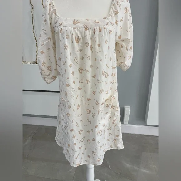 Billabong Cream and Tan Dress - Picture 2 of 8